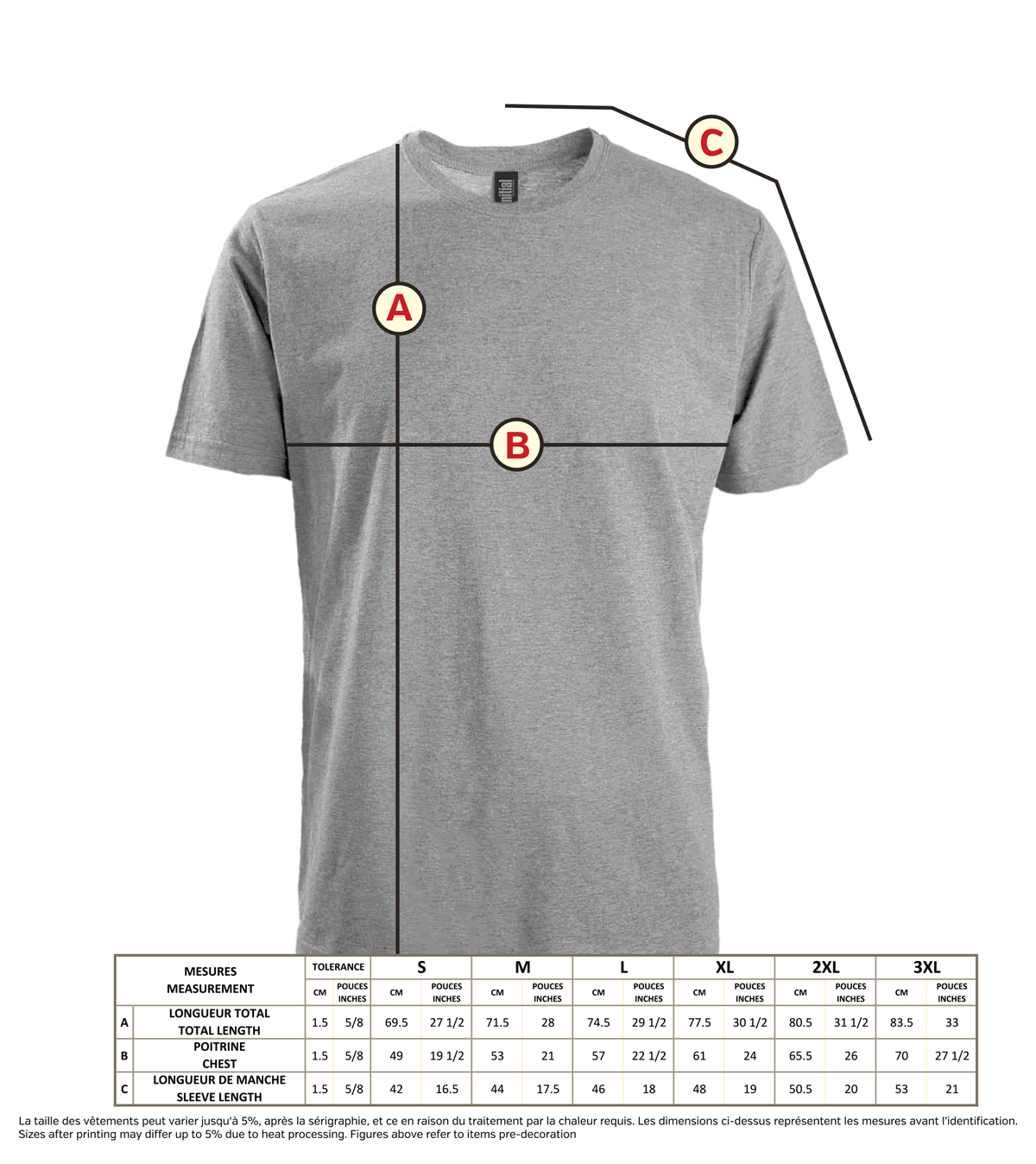 T-shirt unisexe